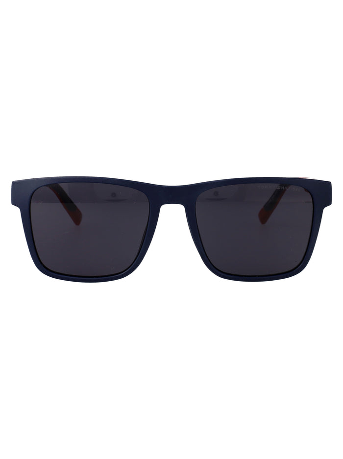 Th 2144-S Blue Red Acetate Sunglasses