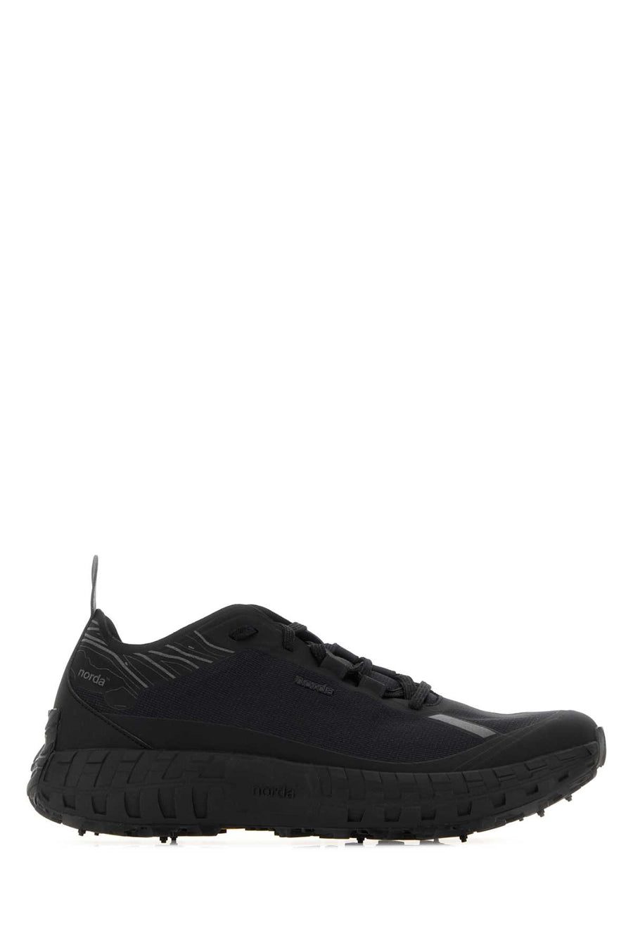Norda Exterior: 100% Fabric; Interior: 100% Fabric; Sole: Rubber sneaker in black