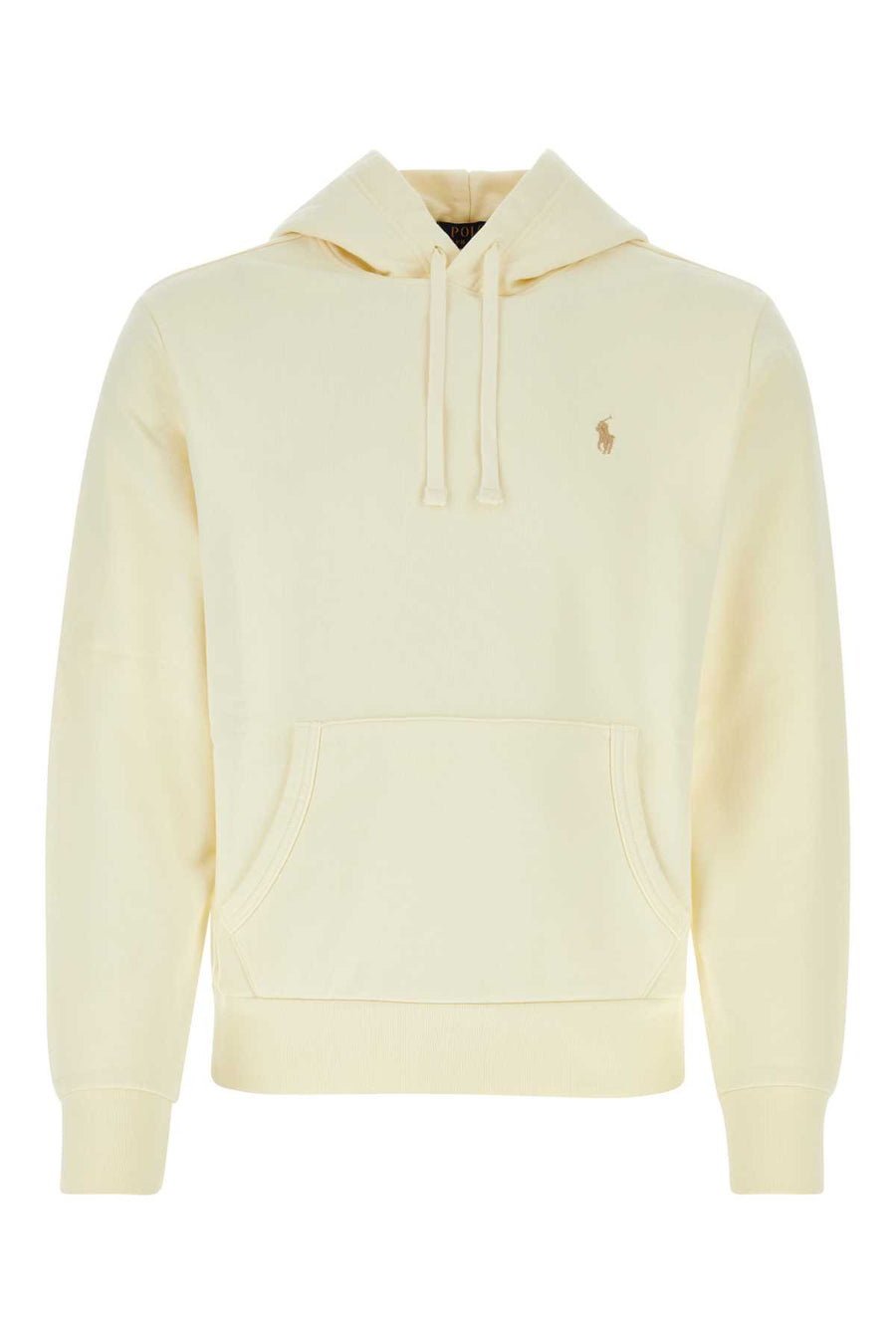 Polo Ralph Lauren Logo 100% Cotton hoodie in cream