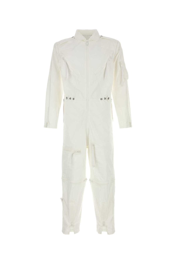 Prada Cotone 100% Cotton jumpsuit in white