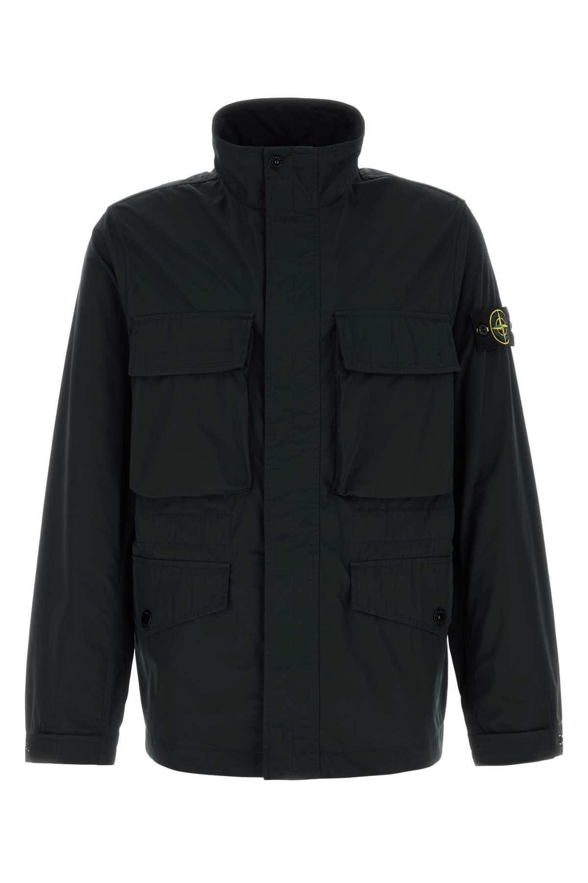 Black Polyester Jacket Giubbini