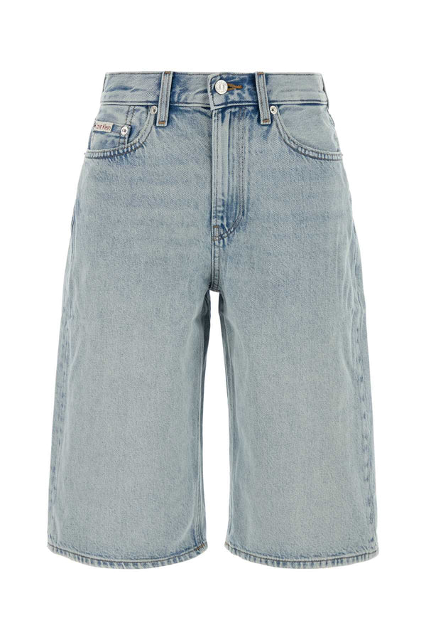 Calvin Klein Tencel 60% Cotton bermuda shorts in blue
