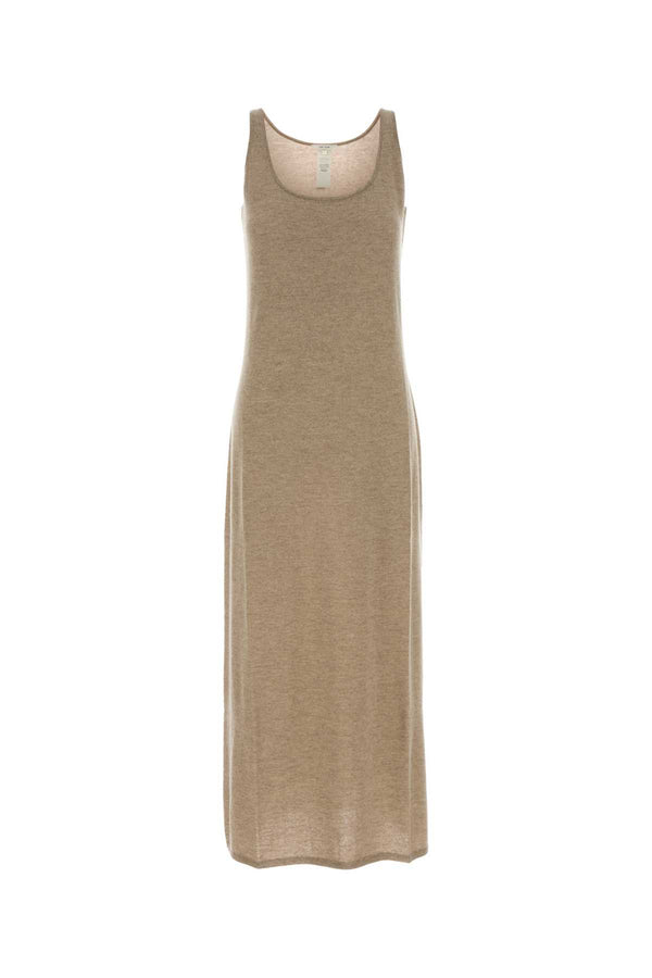 The Row Dress 100% Cashmere dress in beige