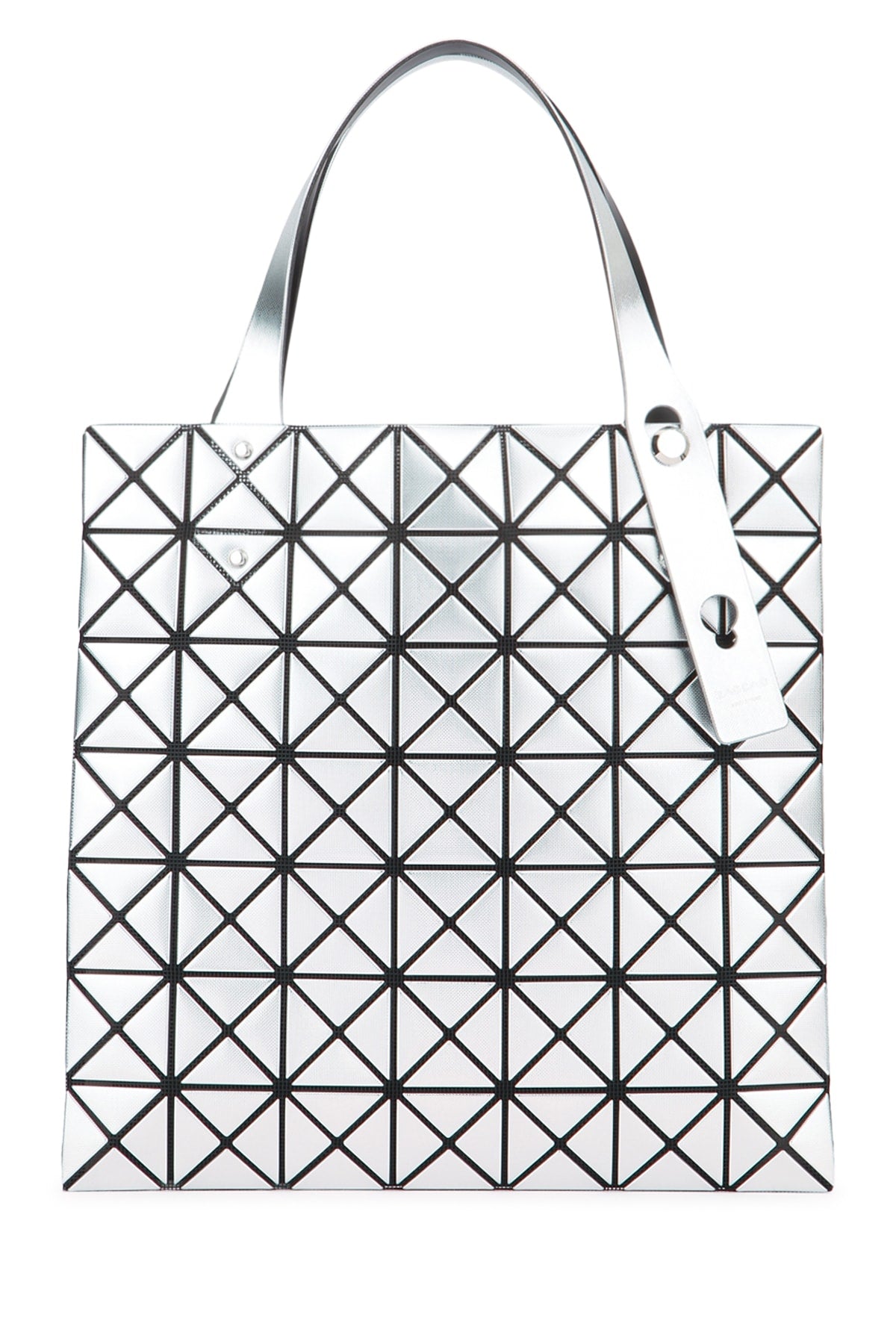 Platinum Silver Pvc Borse A Mano