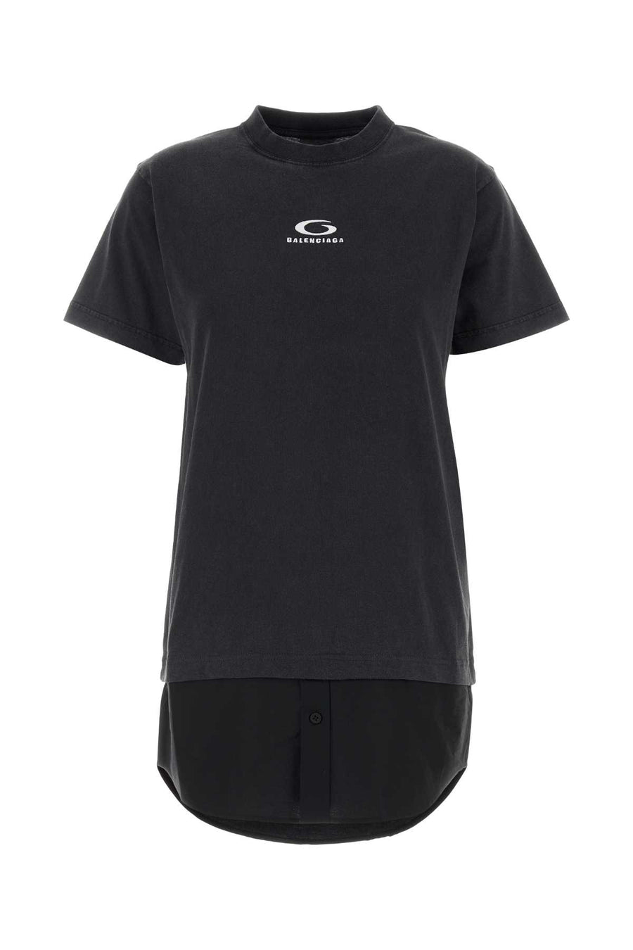 Balenciaga Shirt Cotton 100% dress in black