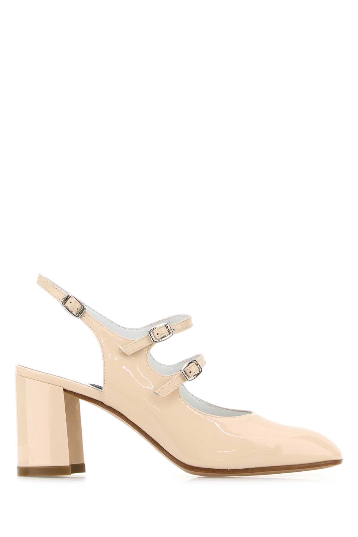 Sand Leather Banana Pumps Beige Scarpe Con Tacco