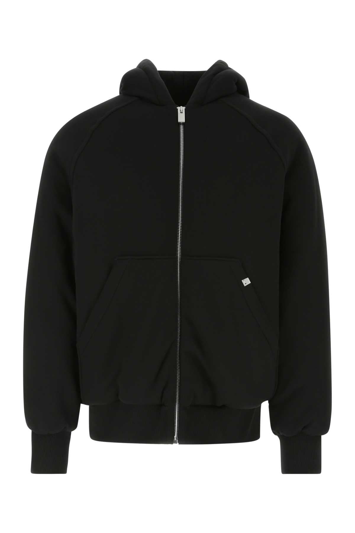 Black Cotton Padded Jacket Blk0001 Giubbini