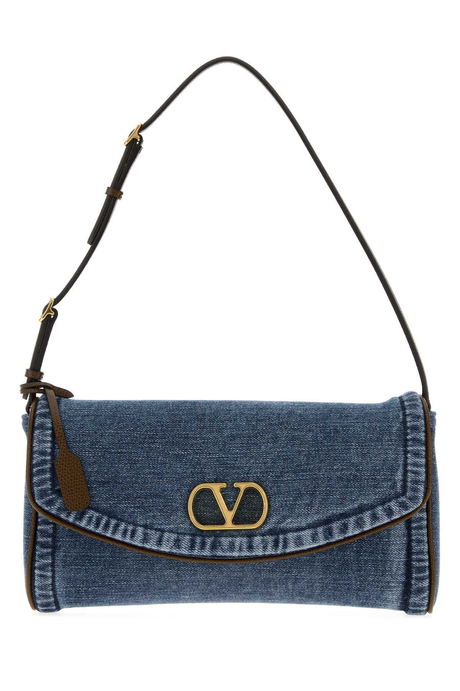 Valentino Garavani Exterior: 100% Fabric shoulder bag in blue