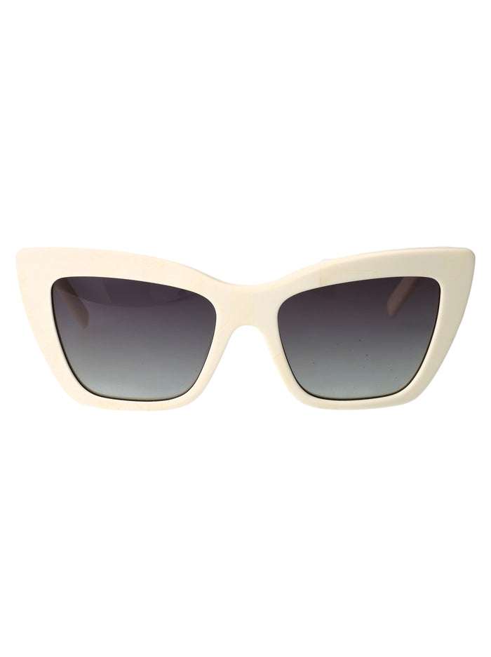 White Acetate Sunglasses