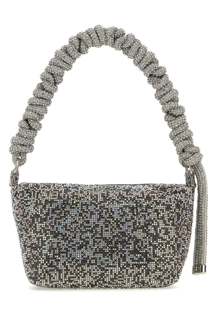 Kara Exterior: 100% Fabric shoulder bag in black