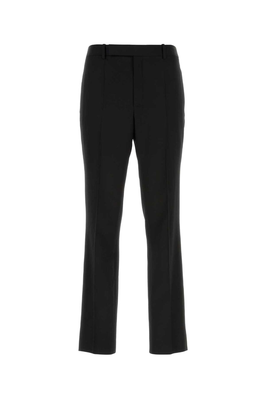Saint Laurent Exterior: 100% Wool trousers in black