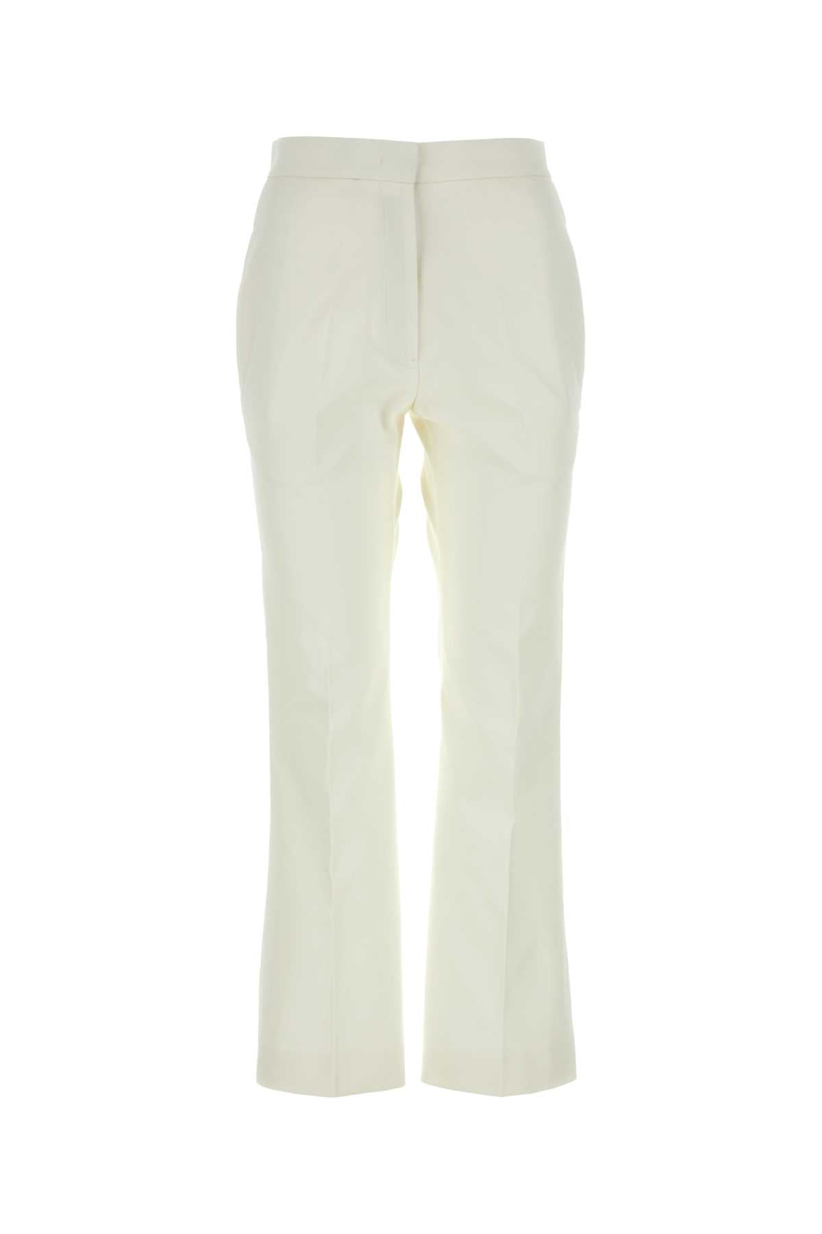 White Cotton Pant 105 Exterior: Pantaloni
