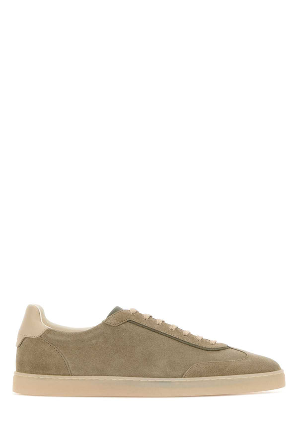 Brunello Cucinelli Suede sneaker in gray