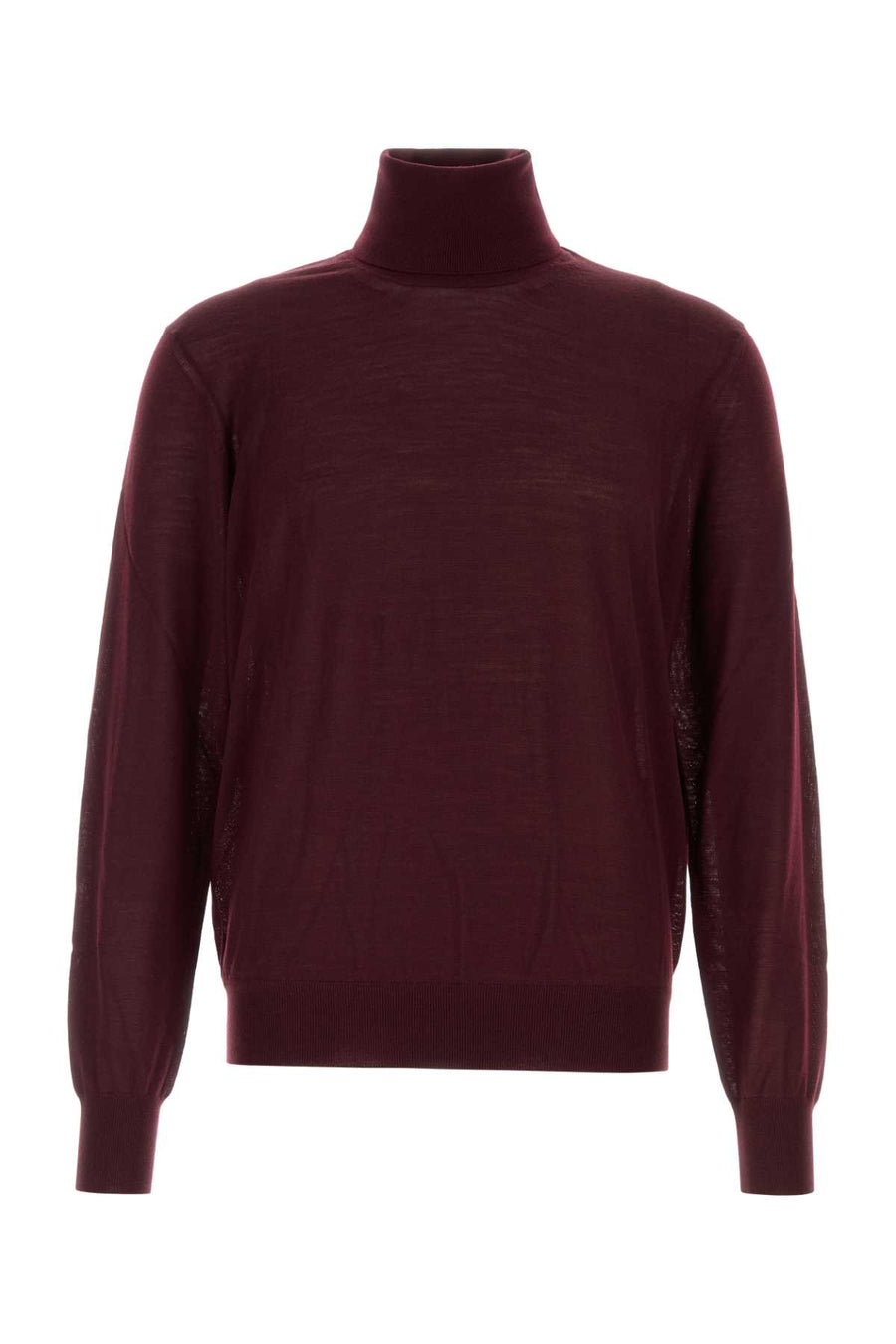 Saint Laurent 100% Wool sweater in burgundy