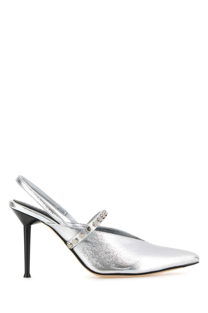 Silver Leather Revel Pumps Silversilver Scarpe Con Tacco