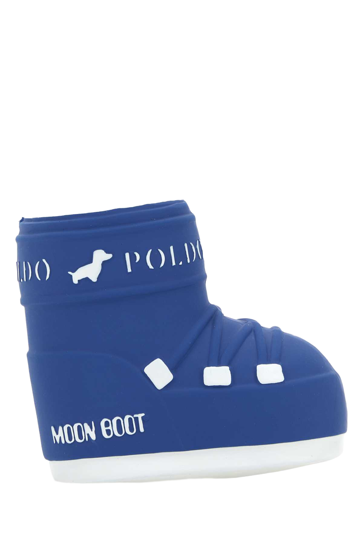 Blue Rubber Poldo Dog Couture X Moonboot Dogs Toy Blu Exterior: Extra-accessori