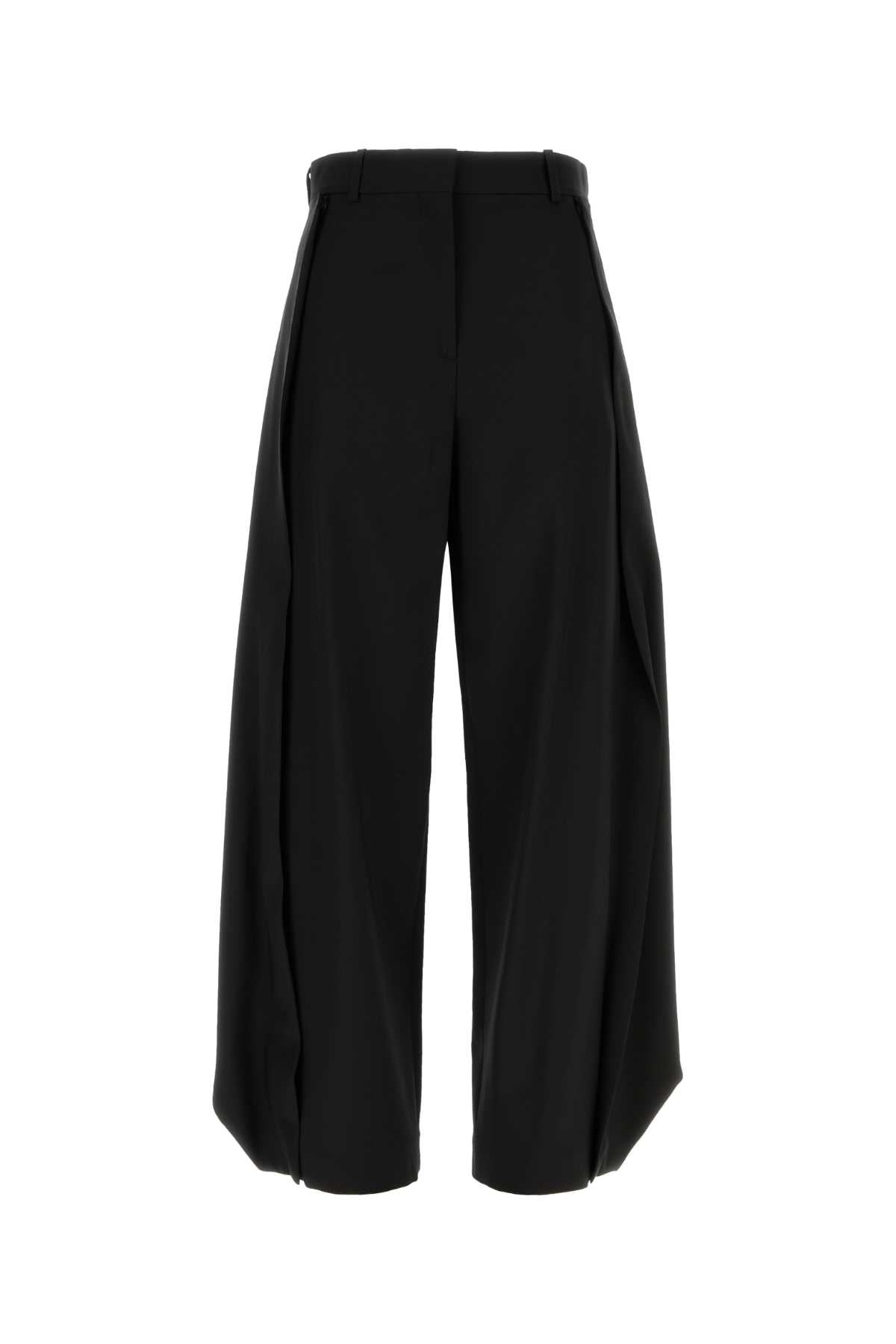 Black Exterior: Wool Pantaloni