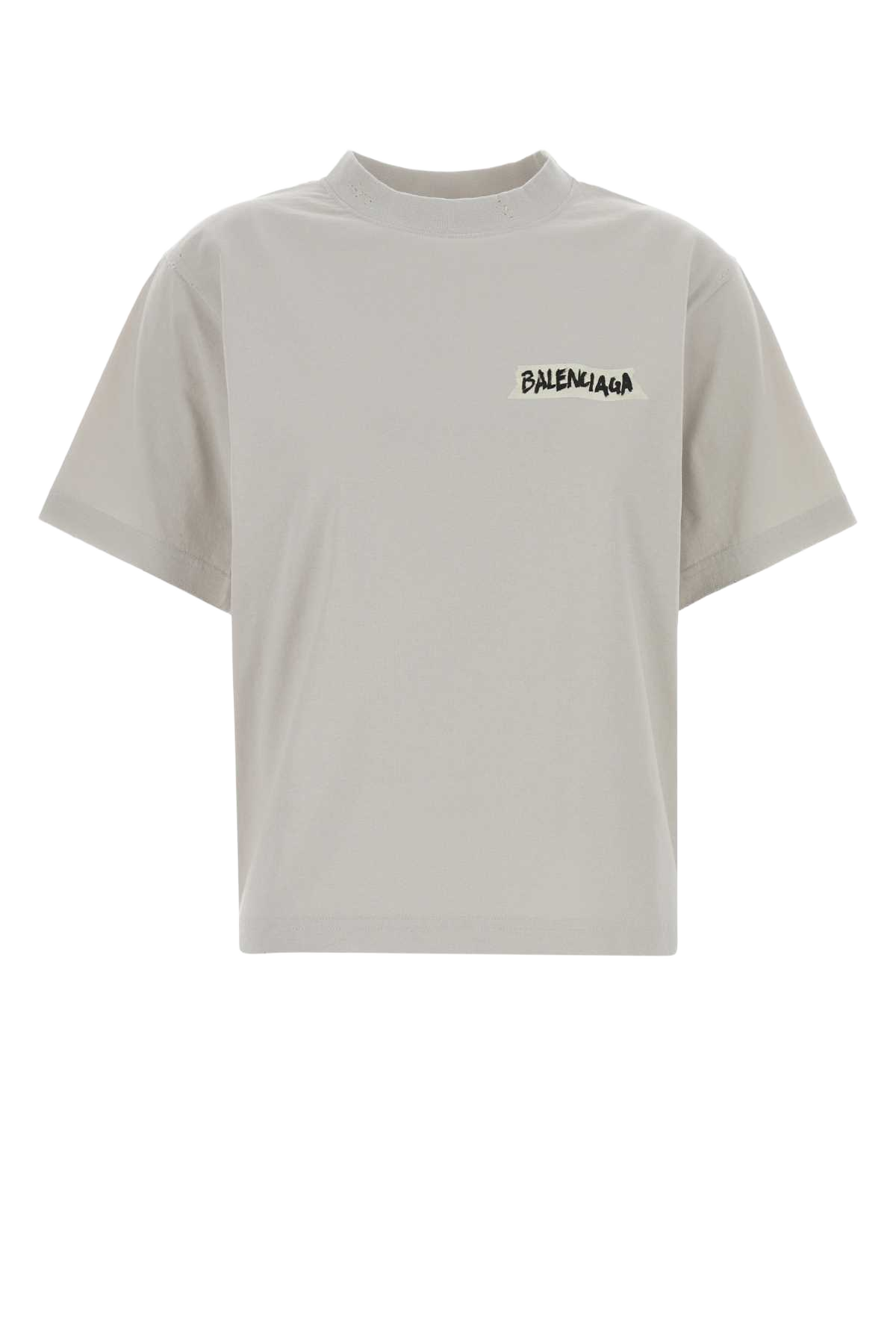 Chalk Cotton T-Shirt Dirty White T R Elastan