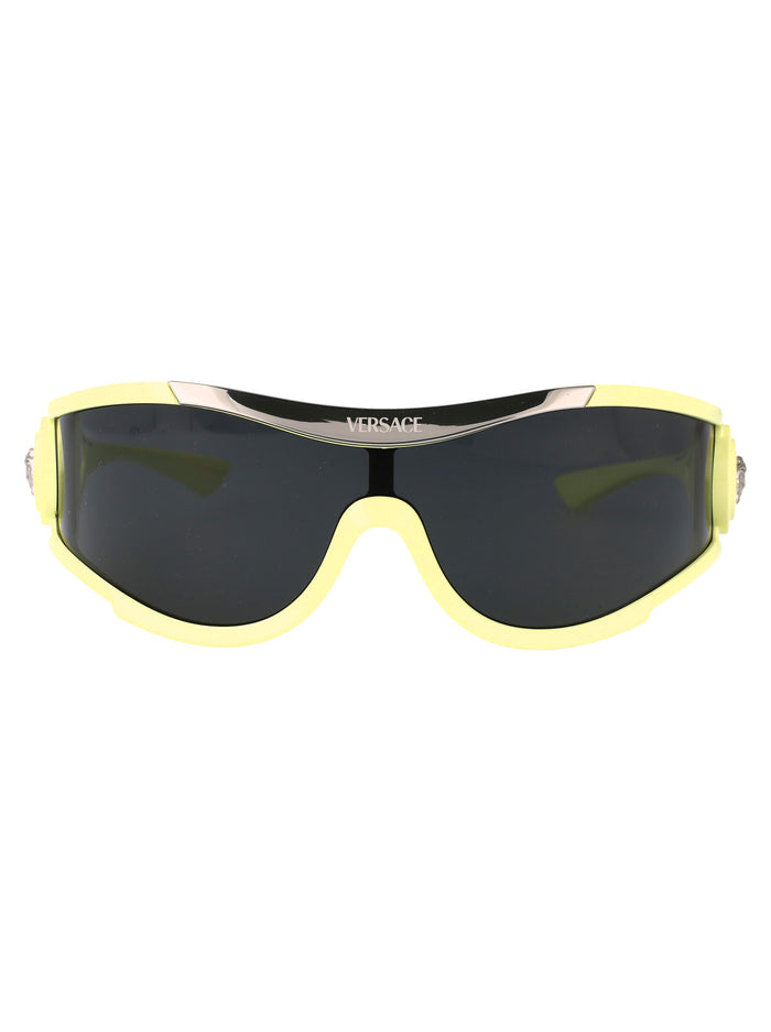0ve4475 548687 Yellow Injected Sunglasses