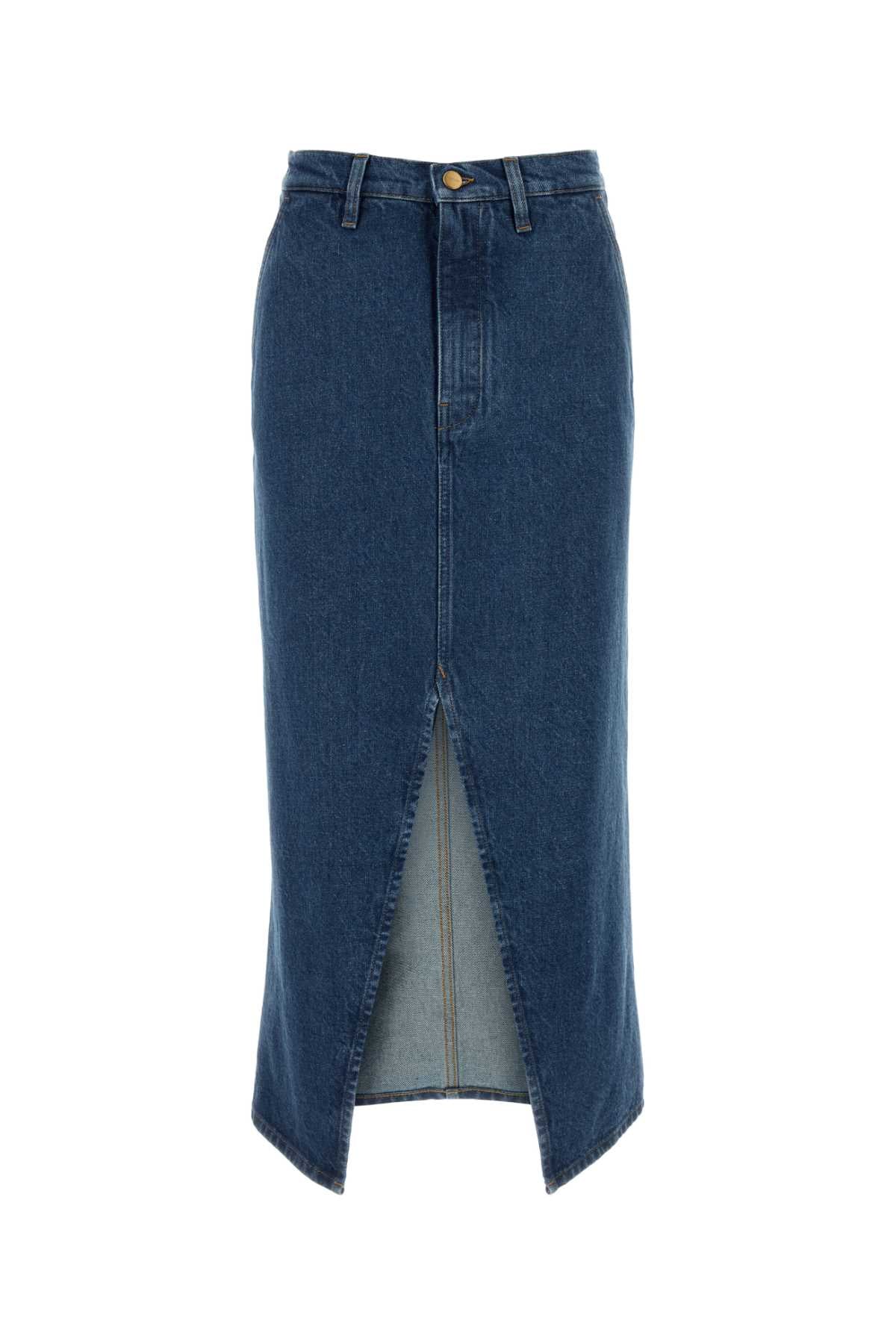 Denim Skirt Medium Exterior: Cotton Gonne