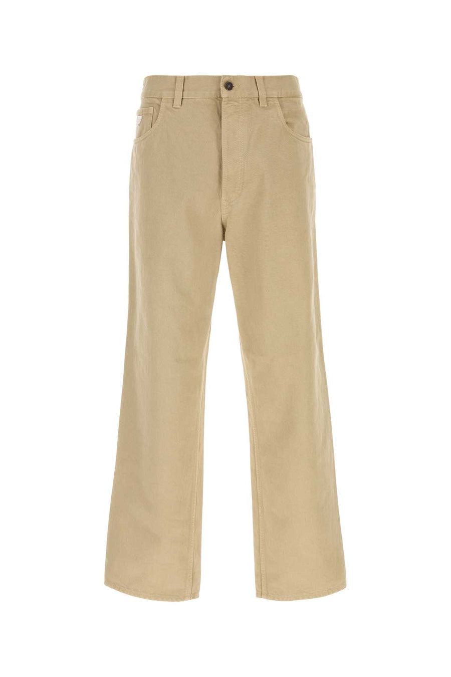 Prada 100% Cotton trousers in beige