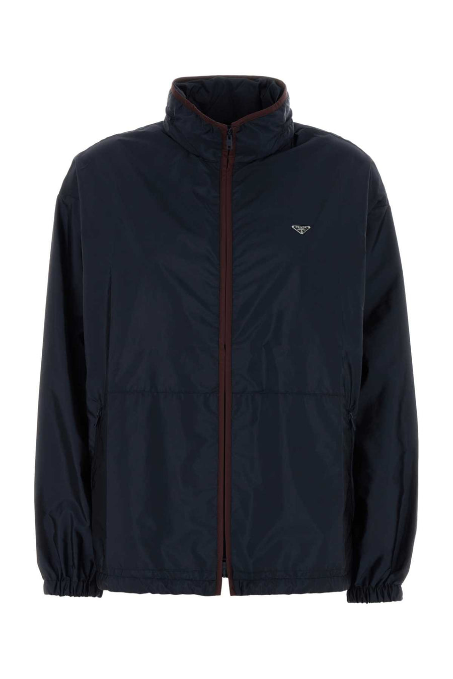 Prada 100% Re-Nylon windbreaker in navy