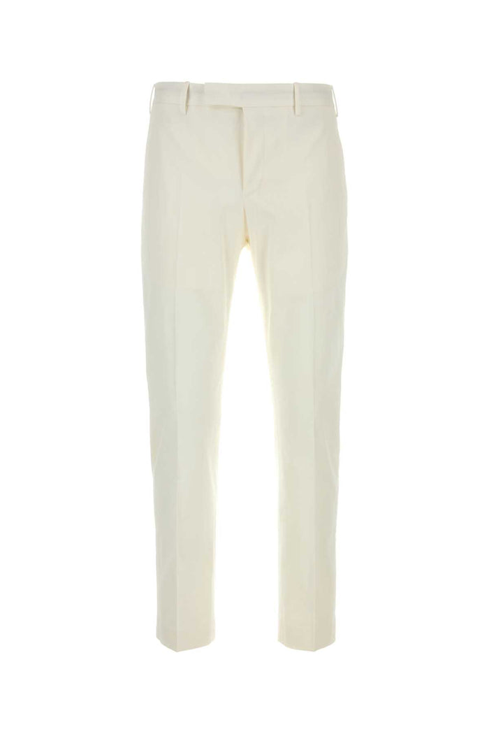 0010 Exterior: Cotton Elastane Pantaloni