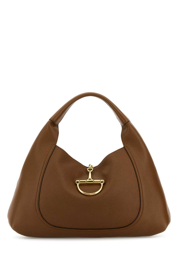 Gucci Exterior: 100% Leather shoulder bag in brown