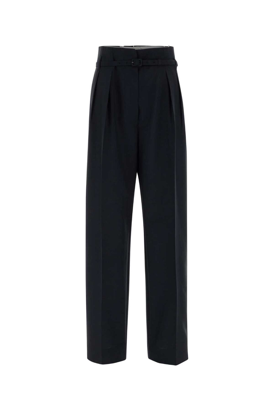 Prada Exterior: 75% Virgin wool 25% Mohair; Lining: 100% Cupro trousers in navy