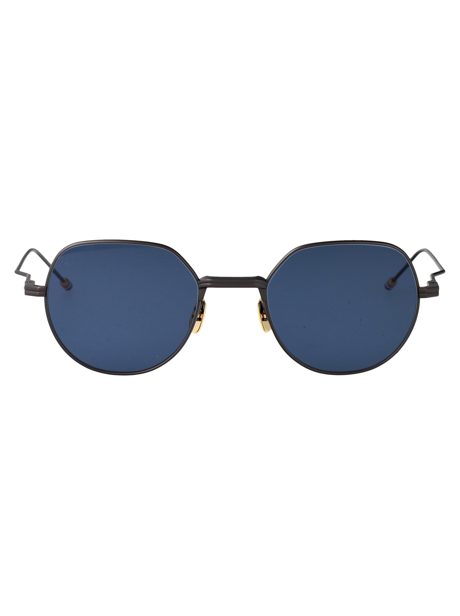 Ues935a-G0001 005 Black Iron / 18k Gold Plate Titanium Sunglasses