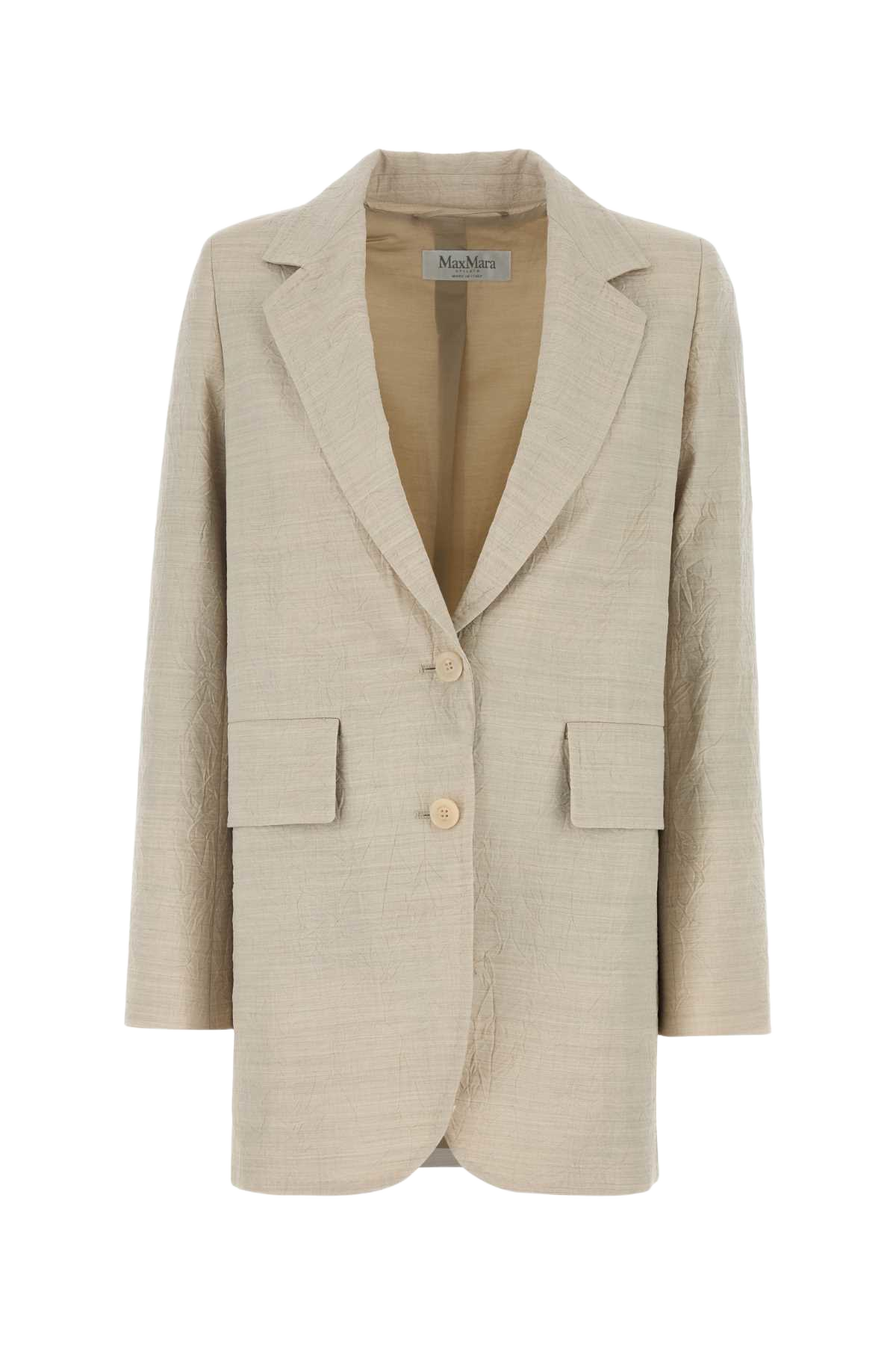 Sand Wool Acacia Blazer Beige Giacche E Gilet