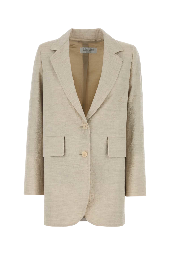 Sand Wool Acacia Blazer Beige Giacche E Gilet
