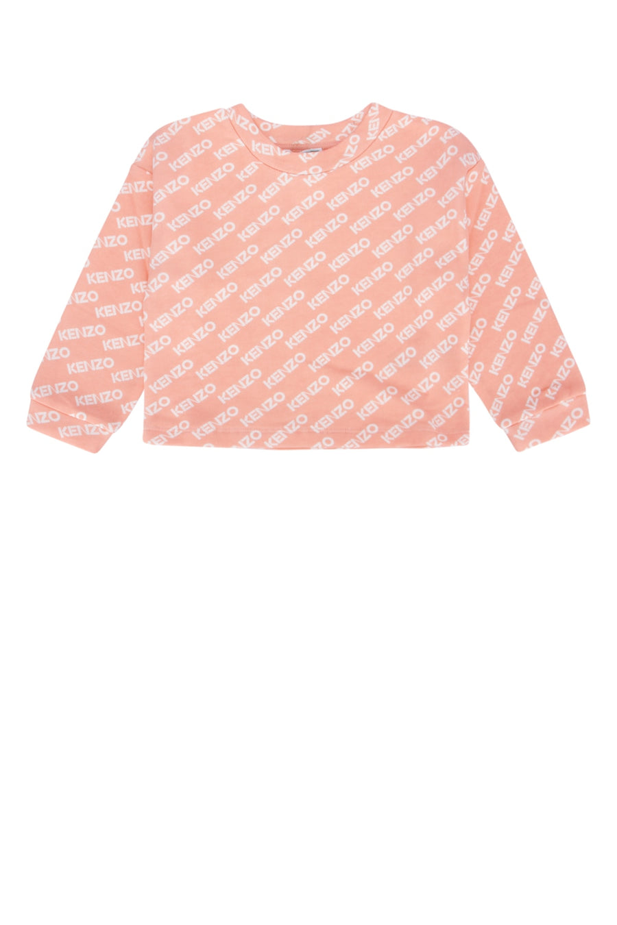 Kenzo Junior 100% Cotton sweatshirt in pink