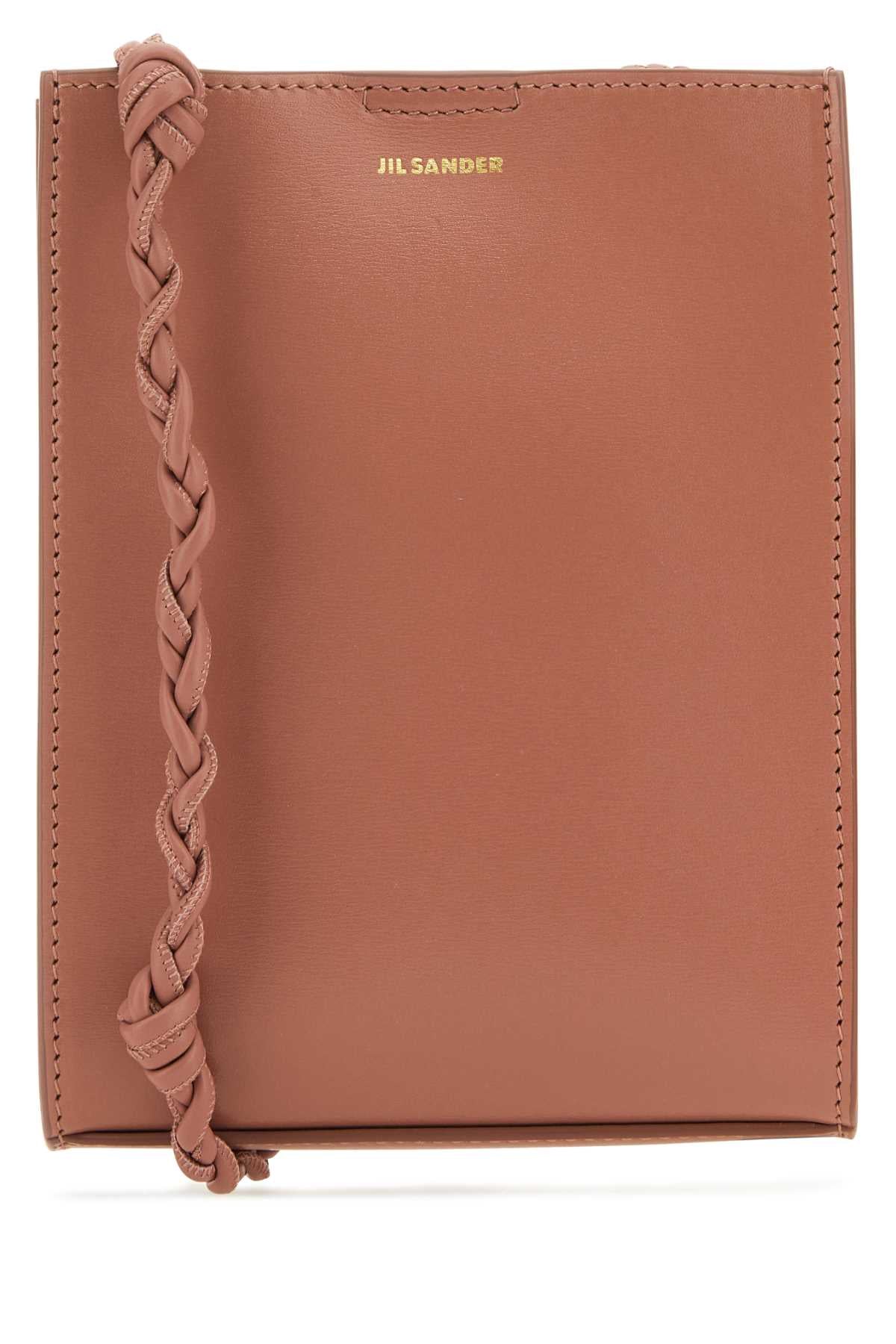 Dark Pink Leather Small Tangle Shoulder Bag 904 Exterior: Calf Borse A Mano