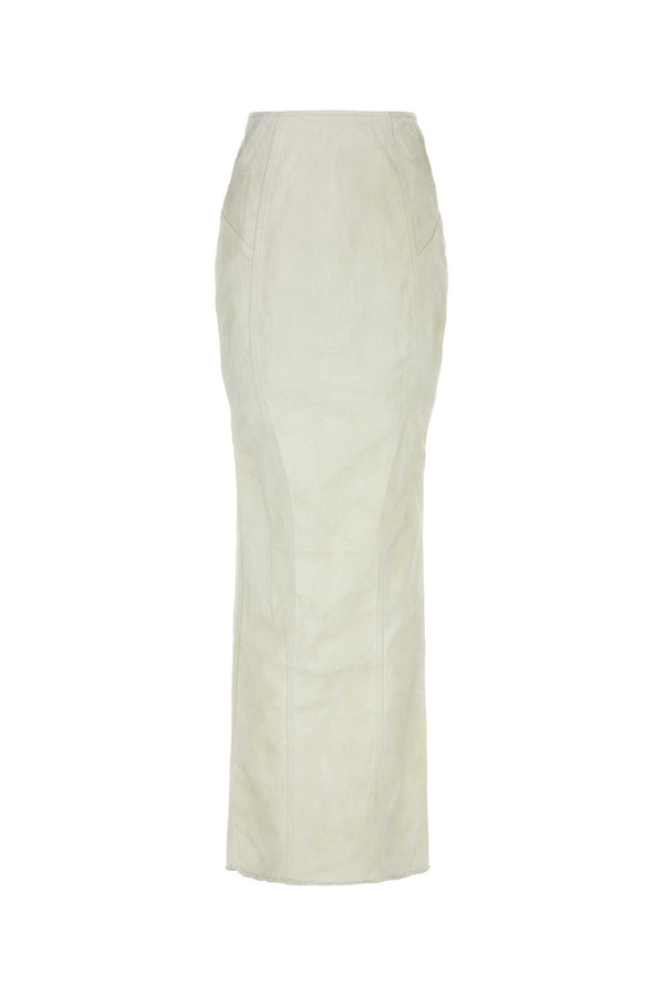 Entire Studios Skirt 99% Cotton 1% Elastane skirt in white