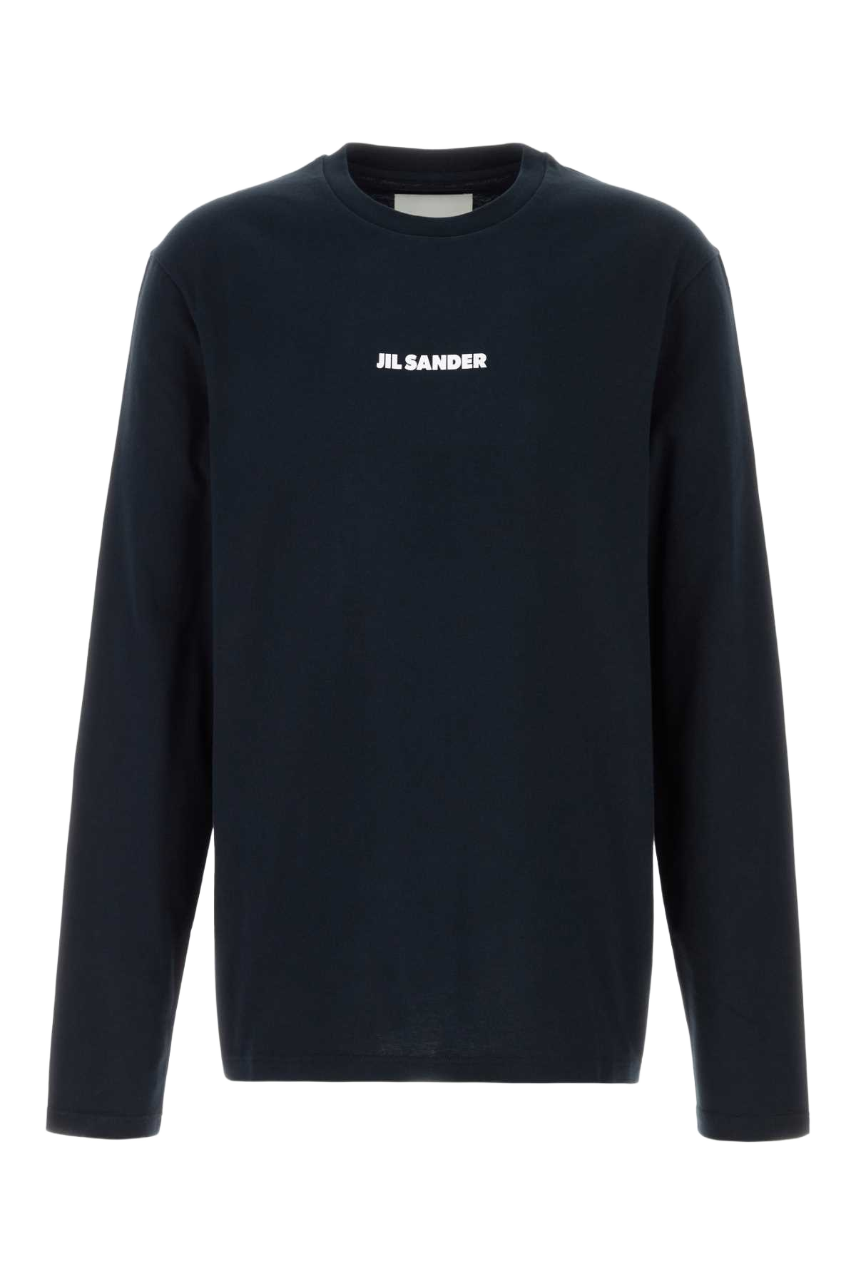 Midnight Blue Cotton T-Shirt Navy Cotone