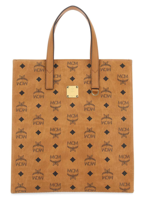 MCM Tote 63% Polyurethane tote bag in beige