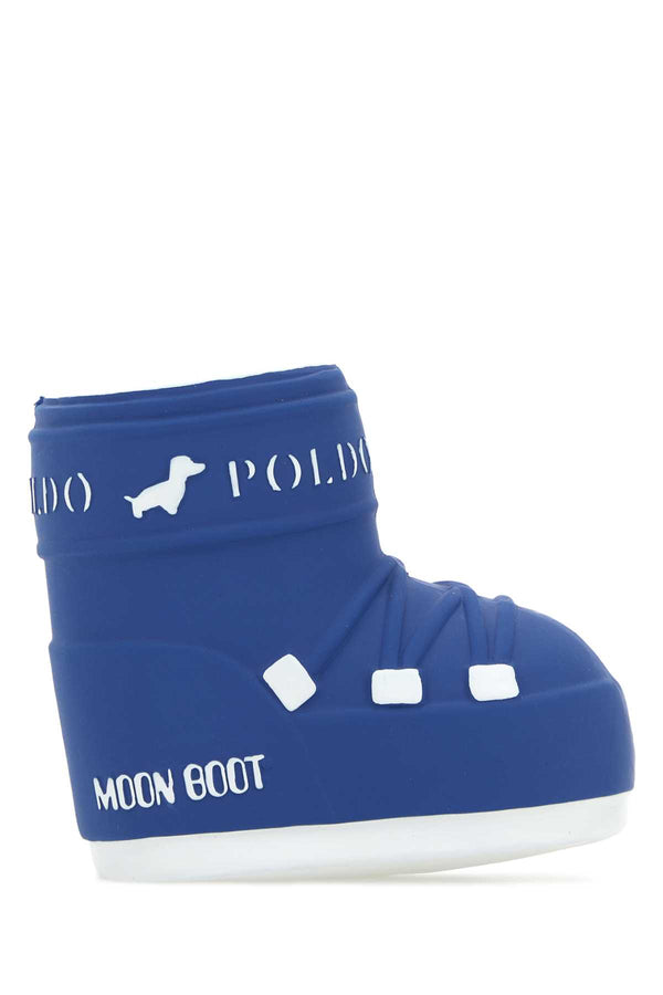 Blue Rubber Poldo Dog Couture X Moonboot Dogs Toy Blu Exterior: Extra-accessori