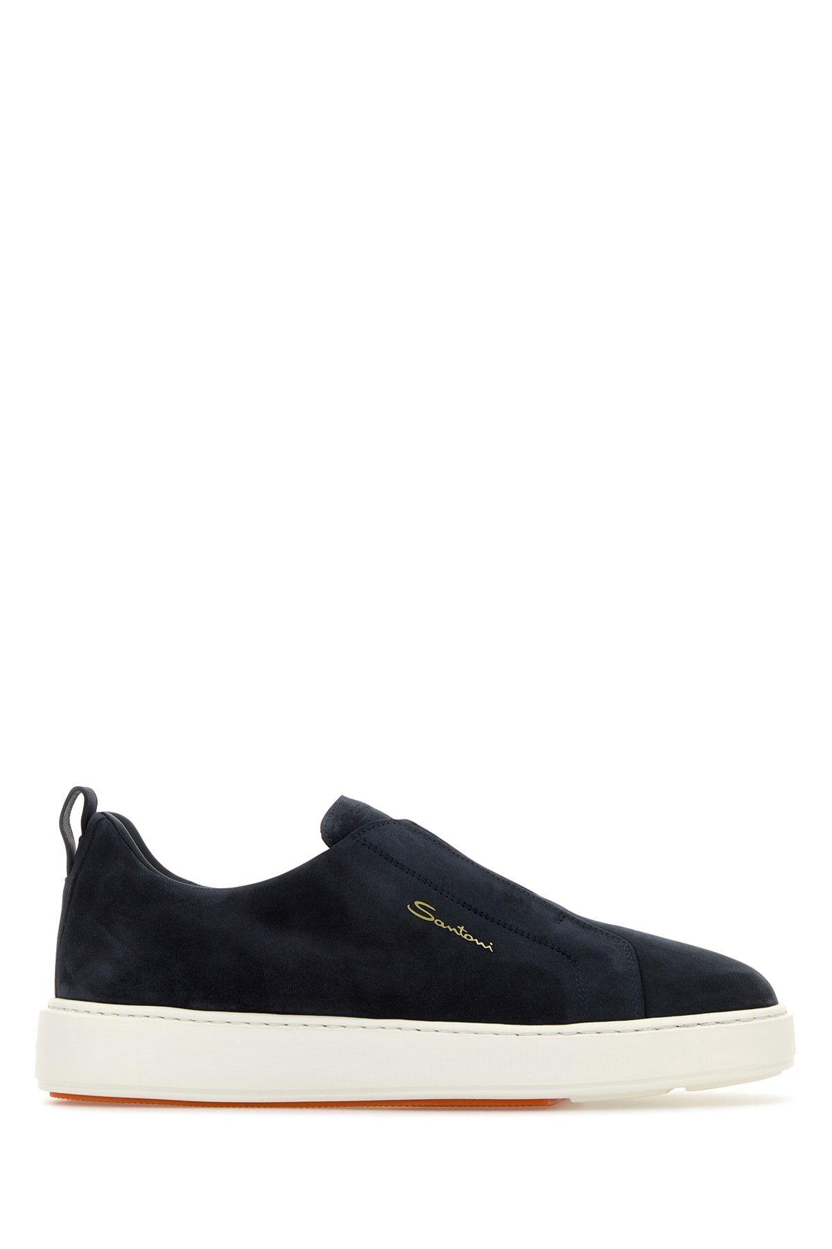 Mbcd21995bartsey U60 Blue Calf Goat Lamb Rubber Sneaker