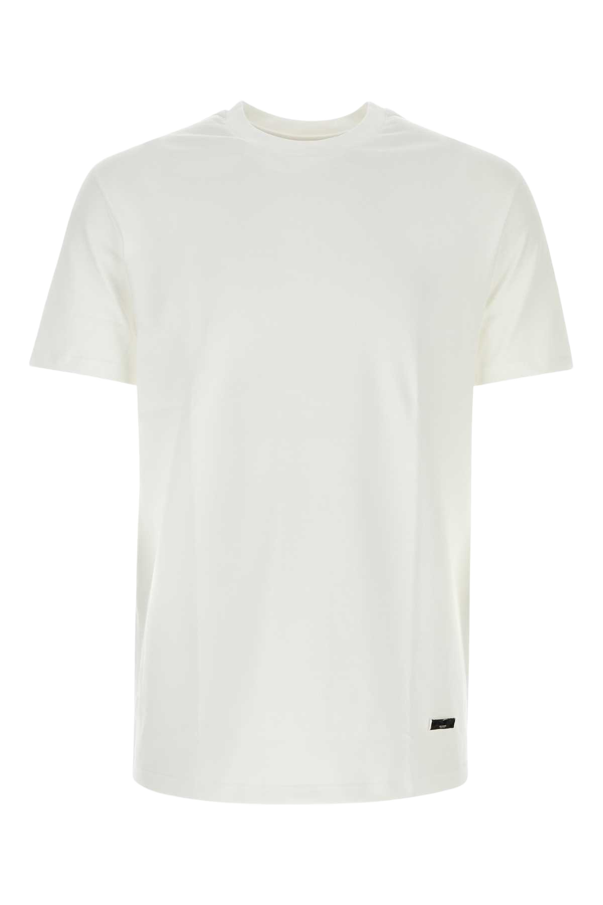 White Cotton T-Shirt 102 Tessuto Primario: Cotone
