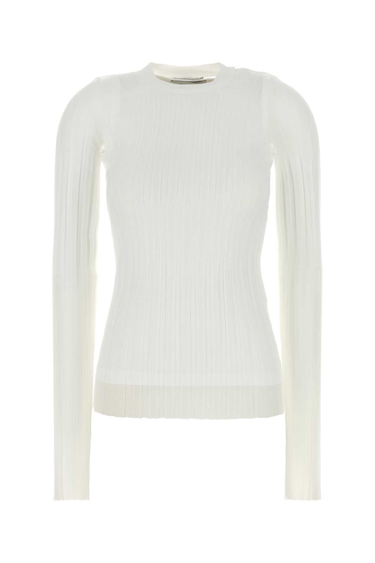 White Organza Acino1234 Top Bianco Ottico Exterior: Nylon Polyester Maglie