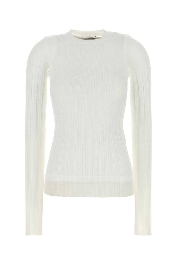 White Organza Acino1234 Top Bianco Ottico Exterior: Nylon Polyester Maglie