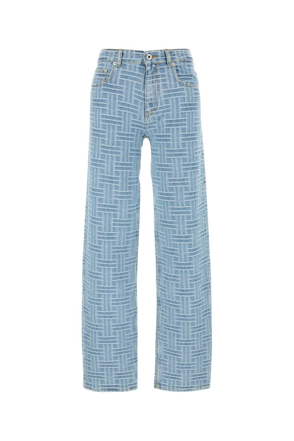 Kenzo Weave 100% Cotton jeans in blue