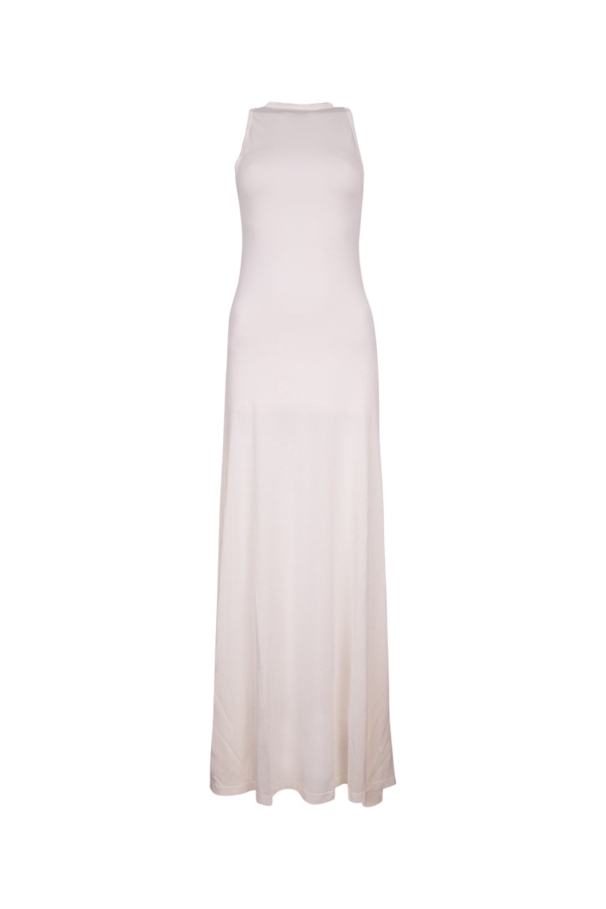 La Robe Maille Sculta Offwhite Principal:viscose Abiti