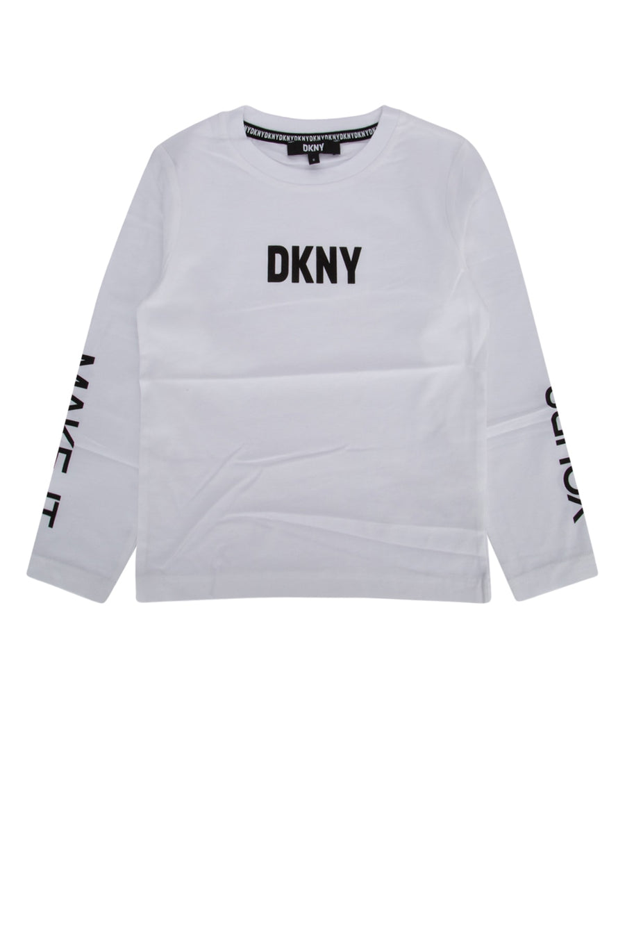 Dkny Junior 100% Cotton t-shirt in white
