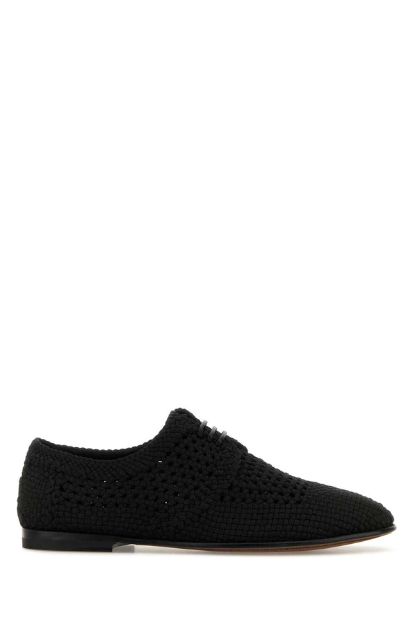 Dolce & Gabbana Exterior: 100% Viscose; Interior: 100% Viscose; Sole: Leather oxford in black