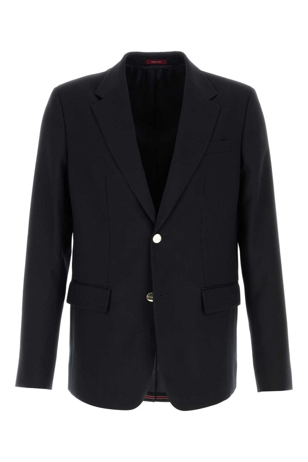 Gucci Marcello Exterior: 100% Wool blazer in blue