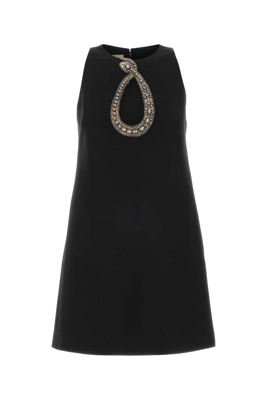 Valentino Garavani Dress Exterior: 65% Virgin wool 35% Silk; Lining: 91% Silk 9% Elastane mini dress in black