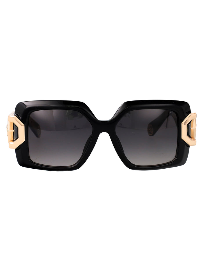 Spp159 0700 Nero Lucido Titanium Sunglasses
