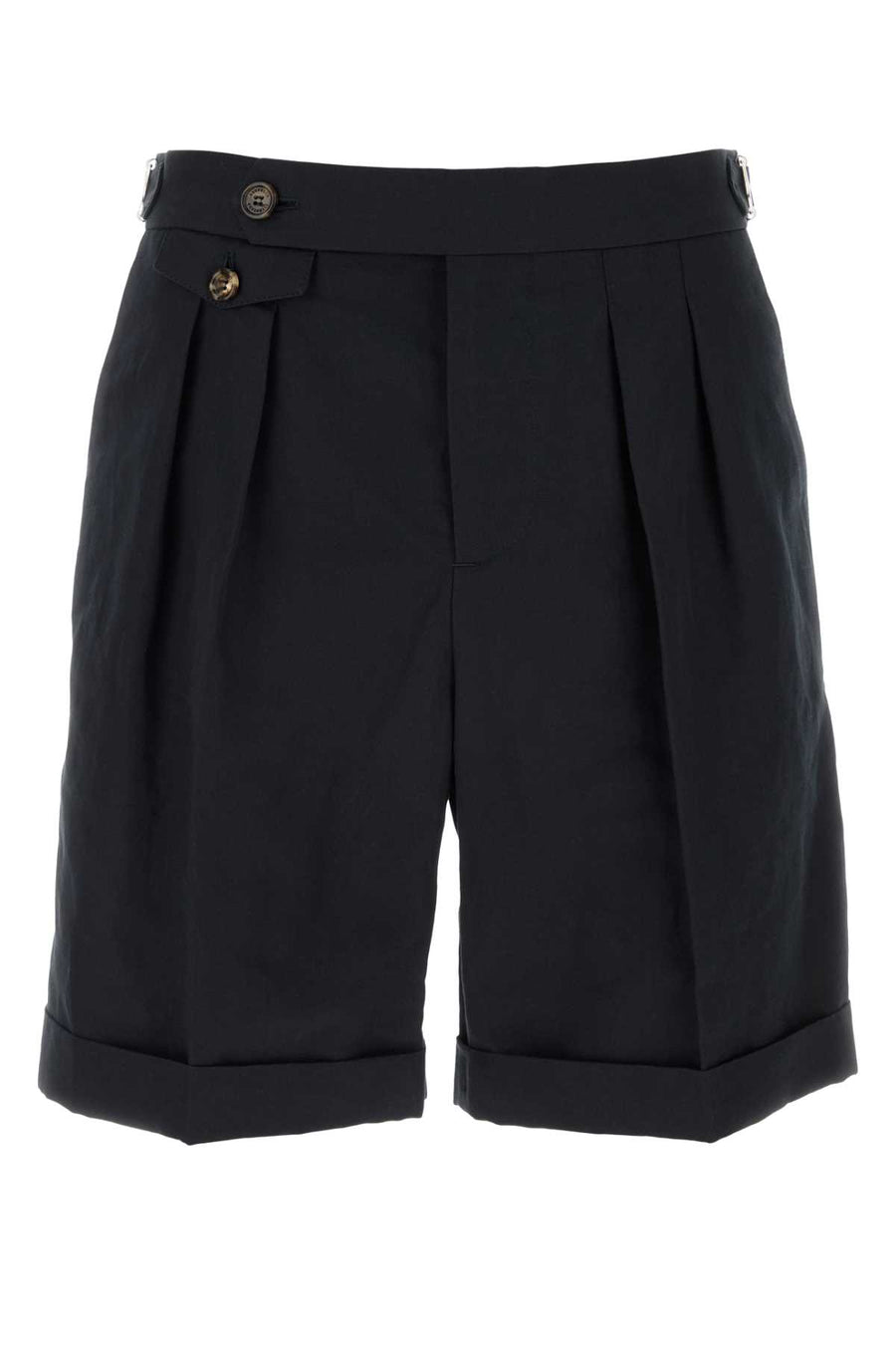 Brunello Cucinelli 55% Cotton bermuda in black